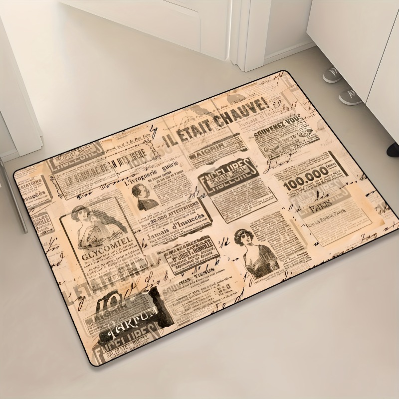 Commercial Newspaper Printing - Tapete de Flanela com Estampa de
