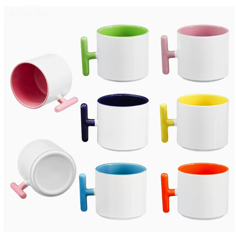 Sublimation Mug Blank - 2 pçs criatividade em forma de