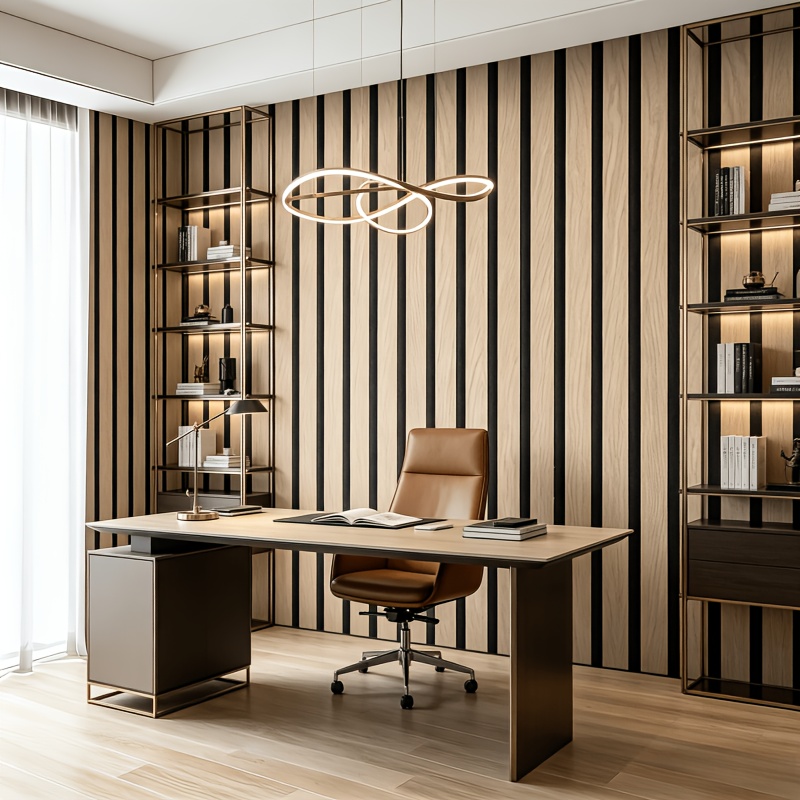 3D Printing Commercial Use - Adesivos de Parede com Listras Verticais