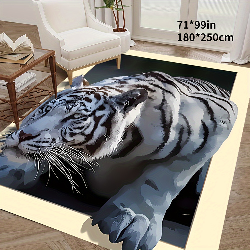 3D Printing Commercial Use - Tapete com Estampa de Tigre 3D,