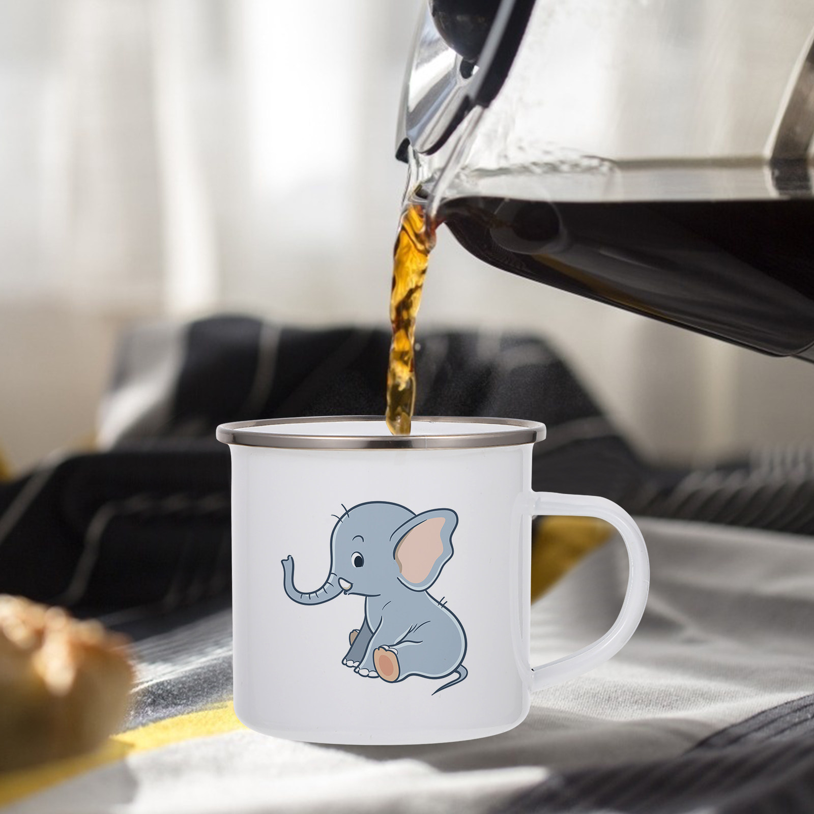 1 unidade de caneca de esmalte - Sublimation Mug Blank avaliação e preço
