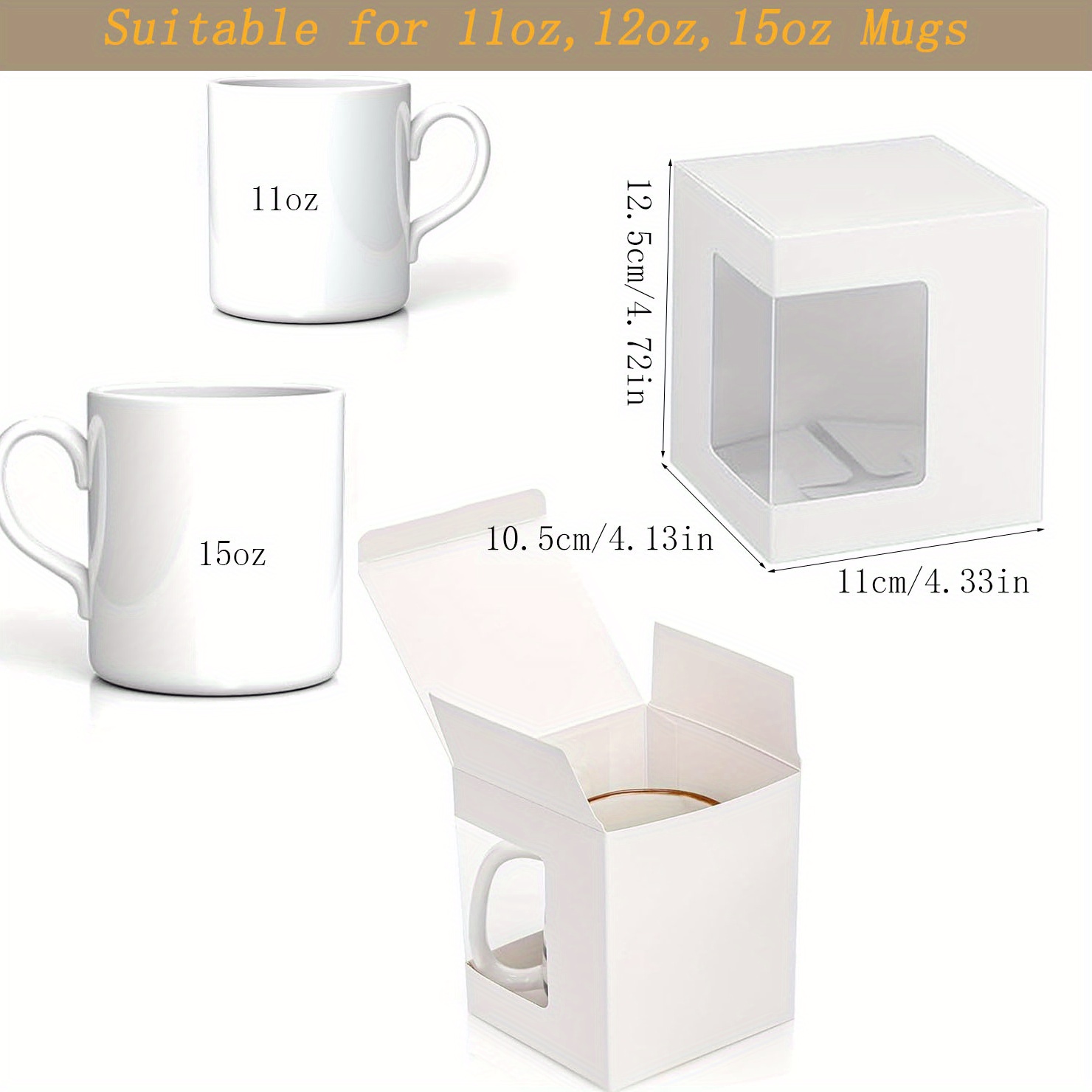 12 caixas de presente para can - Sublimation Mug Blank avaliação e preço