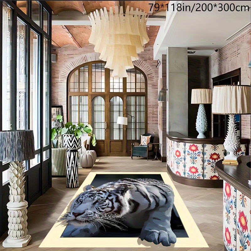 Tapete com Estampa de Tigre 3D - 3D Printing Commercial Use avaliação e preço